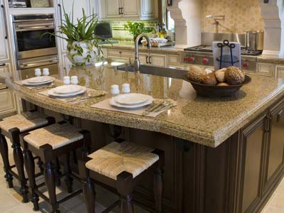 Kitchen Island Countertop on Slab For Her Kitchen Countertops And Island This Particular Piece